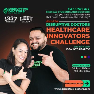Digital News Asia : Disruptive Doctors teams up with 1337 Ventures for the H-Innovators Challenge